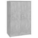vidaXL Skoskap betonggr? 60x35x92 cm sponplate