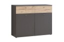 Kommode Dunnington 120 cm   Grå|Brun
