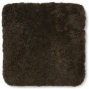 Skinnwille Curly Seat Cover Sheepskin 40x40cm Charcoal Brown