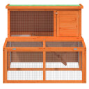 Vidaxl Kaninbur Brun 102X90X84.5 cm Heltre Furu