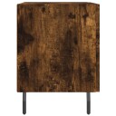 vidaXL Nattbord 2 stk røkt eik 40x35x47,5 cm konstruert tre