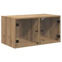  Veggskap Veggmontert Artisan Eik 68 x 37 x 35 cm Konstruert tre