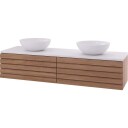 Linn Bad Selma underskap 160x45,7 cm eik