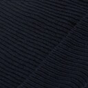 Joshua Ellis Rib Knit Cashmere Beanie Hat Navy