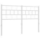  Sengegavl i metall hvit 135 cm 8721012189416
