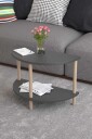 Sofabord Hanah Home Peka Cube (60 x 42 x 30 cm) Antrasitt - Antrasitt