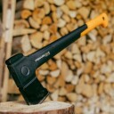 Fiskars Enkel Øks X24 600 mm Svart/Gul