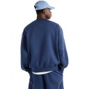 New Balance Trackside Fleece Crew   Navy   L