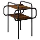 vidaXL Kaffebord Røkt Eik 40 x 40 x 51 cm Konstruert tre