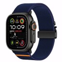 Tech Protect Nylonreim for Apple Watch 44/45/46/49mm Marineblå