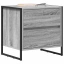  Nattbord 2 pcs Grå Sonoma 50 x 39.5 x 50 cm Konstruert tre
