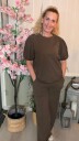 VIHARISA RW WIDE PANTS/PB SLATE BLACK