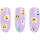 NEONAIL Let Them Glow Nail Stickers Smileys