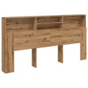  Hodegavl med hyller artisan eik 200x19x103,5 cm konstruert tre