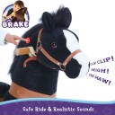 PonyCycle Ri Selv Hest sort m. hvitt bliss M/L