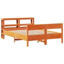  Sengeramme uten madrass brun 135x190 cm heltre furu 3306203