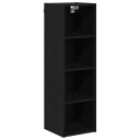  Hengende skap Riga Svart Eik 30 x 29,5 x 100 cm Konstruert tre