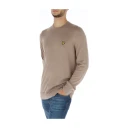 Lyle & Scott Herre Strikkevarer Beige L