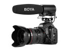Boya BY-DMR7 Supercardioid Shotgun Kameramikrofon med 3,5 mm Jackplugg