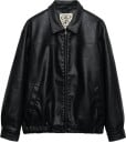 Superdry Collared Oversized Bomber   BLACK   8