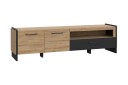 Bokhylle Chepelare 41x187 cm   Brun/Svart