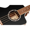 Ortega Guitars Ortega D8ce-4 4-Strängad Ak. Bass Med Mik., Cutaway, Gloss Svart