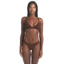 SKIMS Fits Everybody Triangle Bralette Cocoa Undertøy Mørkebrun S