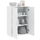  Skjenk hvit 60x31x84 cm konstruert tre