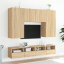 vidaXL Vegghengt TV-benk sonoma eik 100x30x30 cm konstruert tre 8721012254701