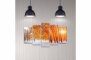 Dekorativ MDF maling 5 Deler 20x60 cm Flerfarget