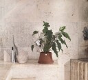 Georg Jensen Terra blomsterkrukke med fat Ø16 cm