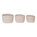 Cadima kurv sett med 3 stk. beige.