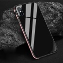 Sulada Tempered Glass TPU Metal cover (iPhone Xr) Sølv