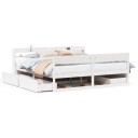  Sengeramme uten madrass hvit 180x200 cm heltre furu 8721102983702