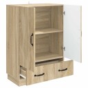  Serviesskap Sonoma eik 66 x 34,5 x 92 cm Konstruert tre