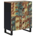 vidaXL Skjenk med 4 dører 60x33x75 cm gjenvunnet heltre