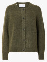 Selected Femme Lulu Long Sleeve Knit Short Cardigan Grønn XXL