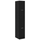  Apotekskap Svart eik 30 x 41 x 174.5 cm Konstruert tre