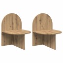  Nattbord 2 pcs Artisan eik 48 x 49 x 65 cm Konstruert tre