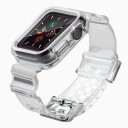 Hurtel Strap Light Silikonreim med Deksel til Apple Watch 38mm Svart