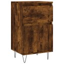 vidaXL Skjenk røkt eik 40x35x70 cm konstruert tre
