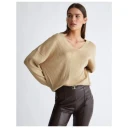 Liu Jo Dame Strikkevarer Beige S,