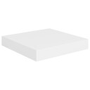 vidaXL Flytende vegghylle hvit 23x23,5x3,8 cm MDF