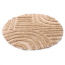 Rundt teppe   Cazorla Natural Cotton Shaggy beige Størrelse: Ø 160 cm