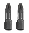 Kwb PZ2 Torsjon Bits 25 mm, 2 Stk, For Stål - Kvalitetssikret