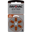 Rayovac 312 Høreapparatsbatterier 10-pack Brun Sink Luft 1,5V