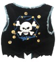 Martinex Pirate Vest, Pirate Red Stripe - Multi/patterned - ONE SIZE