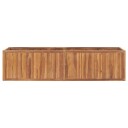 vidaXL Høybed 200x50x50 cm heltre teak