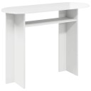 vidaXL Konsollbord Høgglans hvit 100 x 39,5 x 75 cm Konstruert tre