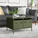 TV-benk olivengrønn 68x50x43,5 cm kaldvalset stål 8721102929991